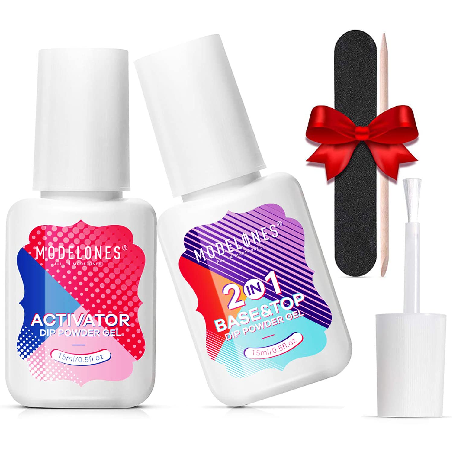 Base-Top Coat and Activator for Dip Nails